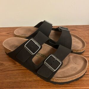 Birkenstock Arizona Vegan Black Size 42 Regular